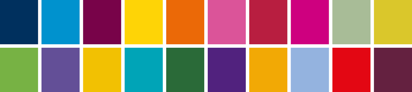 Banner mit den Farben der Bärenreiter Urtext Ausgaben